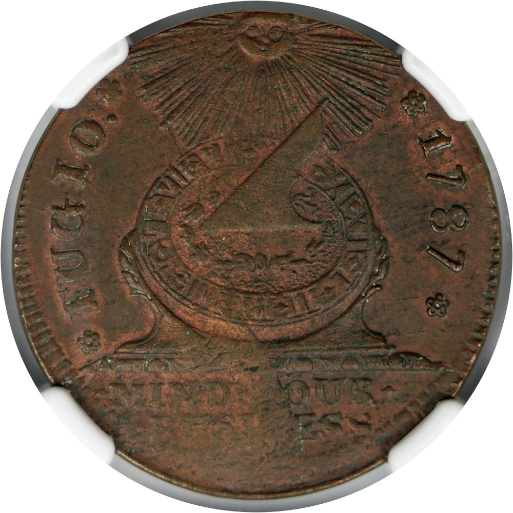 1787-Fugio-Cent-Pointed-Rays